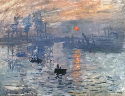 Claude Monet Impression,Sunire (Impression,soleil levant) (md21)